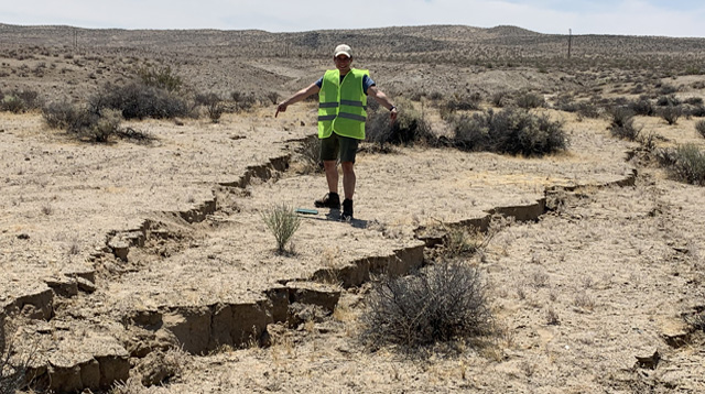 Julian Lozos at 2019 Ridgecrest rupture