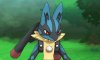 Mega Lucario appears in battle