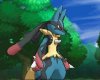 Mega Lucario appears in battle