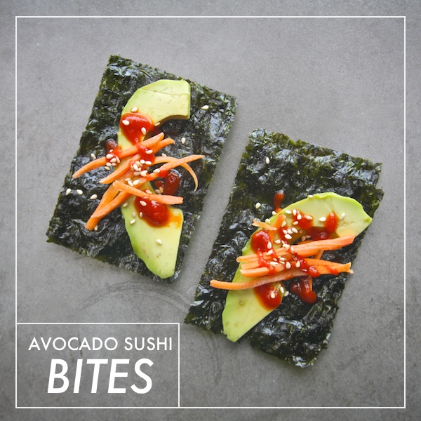 Avocado Sushi Bites // shutterbean