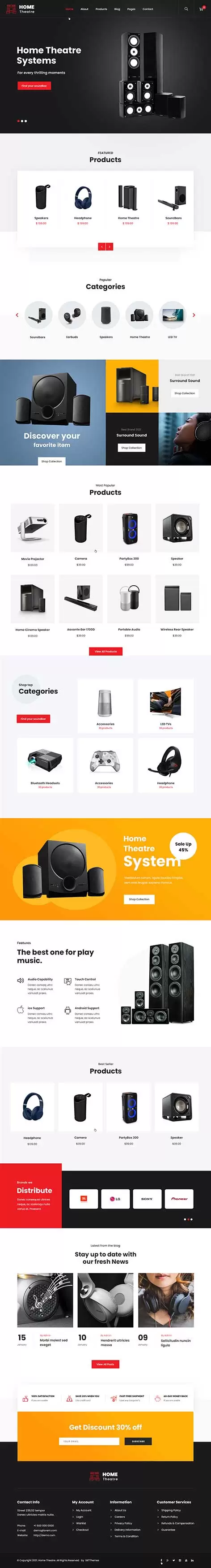 Home Theatre - Home Theatre WordPress theme