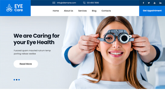 Ophthalmologist WordPress