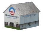 Obama Barn Paper Model