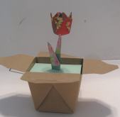 Origami tulip