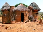 Domek, Gliniany, Benin, Afryka