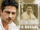 Gerard Butler,niebieskie oczy, broda