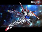 Gundam Seed, napis, logo, robot, kosmos