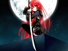 Dziewczyna, Ninja, Katana, Shakugan No Shana