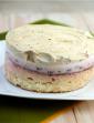 Cassata, Sponge Cake Layered with Vanilla and Coffee Ice Cream