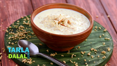 Soya Kheer (Pregnancy Recipe) Video of Tarla Dalal