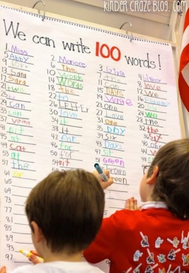 45 Best 100th Day of School Resources - 100 Days 100 Words - Teach Junkie