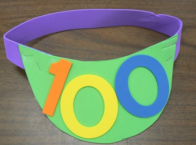 45 Best 100th Day of School Resources - 100th Day Visor - Teach Junkie