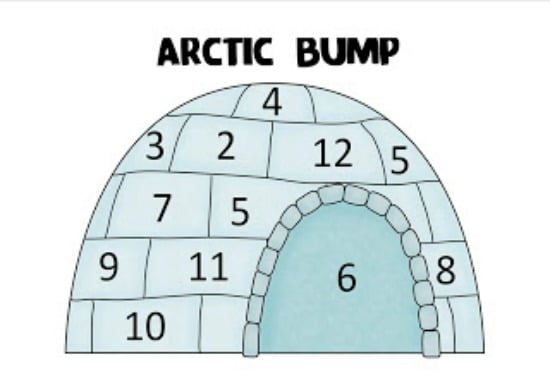 Teach Junkie: 40 Roll and Cover "Bump" Cool Math Games - Arctic Bump