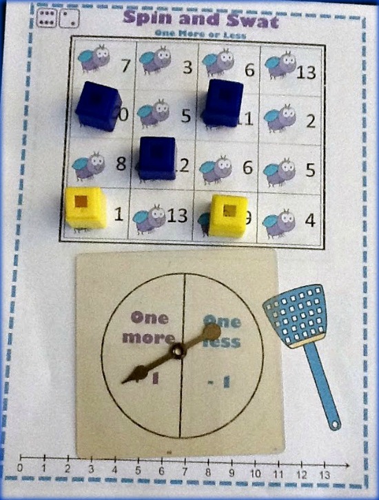 Teach Junkie: 40 Roll and Cover "Bump" Cool Math Games - 1 More or 1 Less