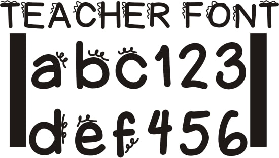 Teach Junkie - 42 Free Fonts for Teachers {Goodie Bag}