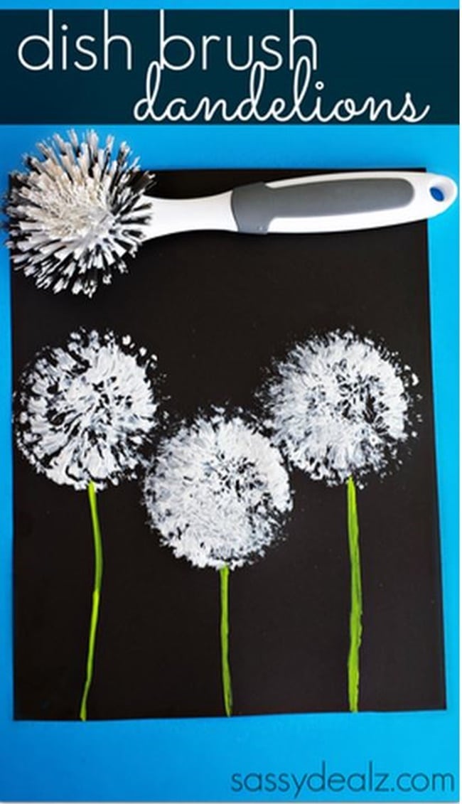 Super Easy Dandelion Art Project - Teach Junkie