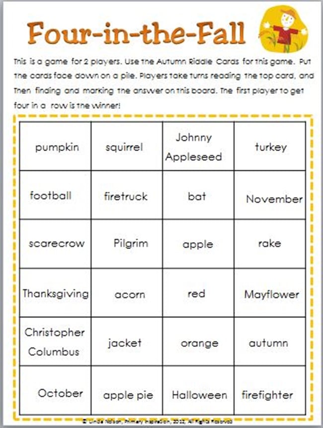 Fall Making Inferences Free Download - Teach Junkie