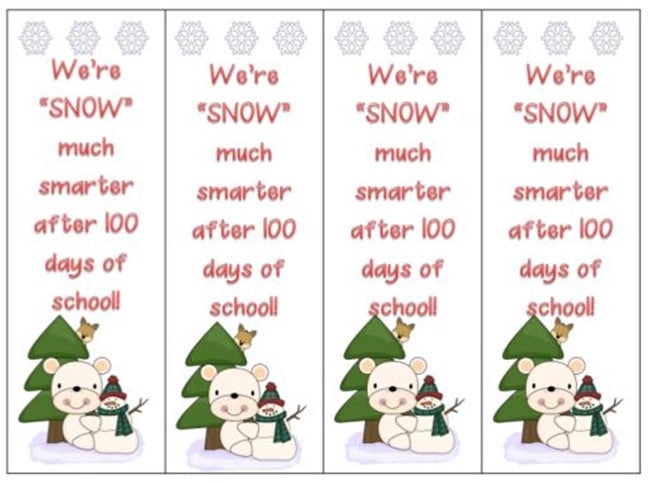 45 Best 100th Day of School Resources - Snow Much Smarter After 100 Days - Teach Junkie