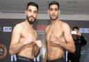 Amir Khan beats Billy Dib in the fourth round in Jeddah, Saudi Arabia