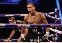 Conor Benn celebrates victory. Picture: Dave Thompson/Matchroom Boxing