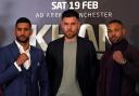 In February 2022 in Manchester Amir Khan and Kell Brook will go up against one another (PA)