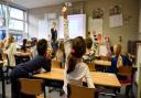 Children in a classroom