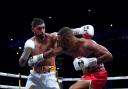 Amir Khan during his last fight - a welterweight contest against Kell Brook at the AO Arena, Manchester in 2022