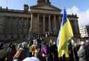 A memorial service was held to honour those lost and affected by Russia's invasion of Ukraine