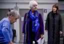 Margot Leicester, Anette Badland and Maureen Beattie in rehearsal for Escaped Alone (Picture: Joel Fildes)