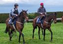 Brighterdaysahead (right) and Romeo Coolio at Leopardstown (Gary Carson/PA)