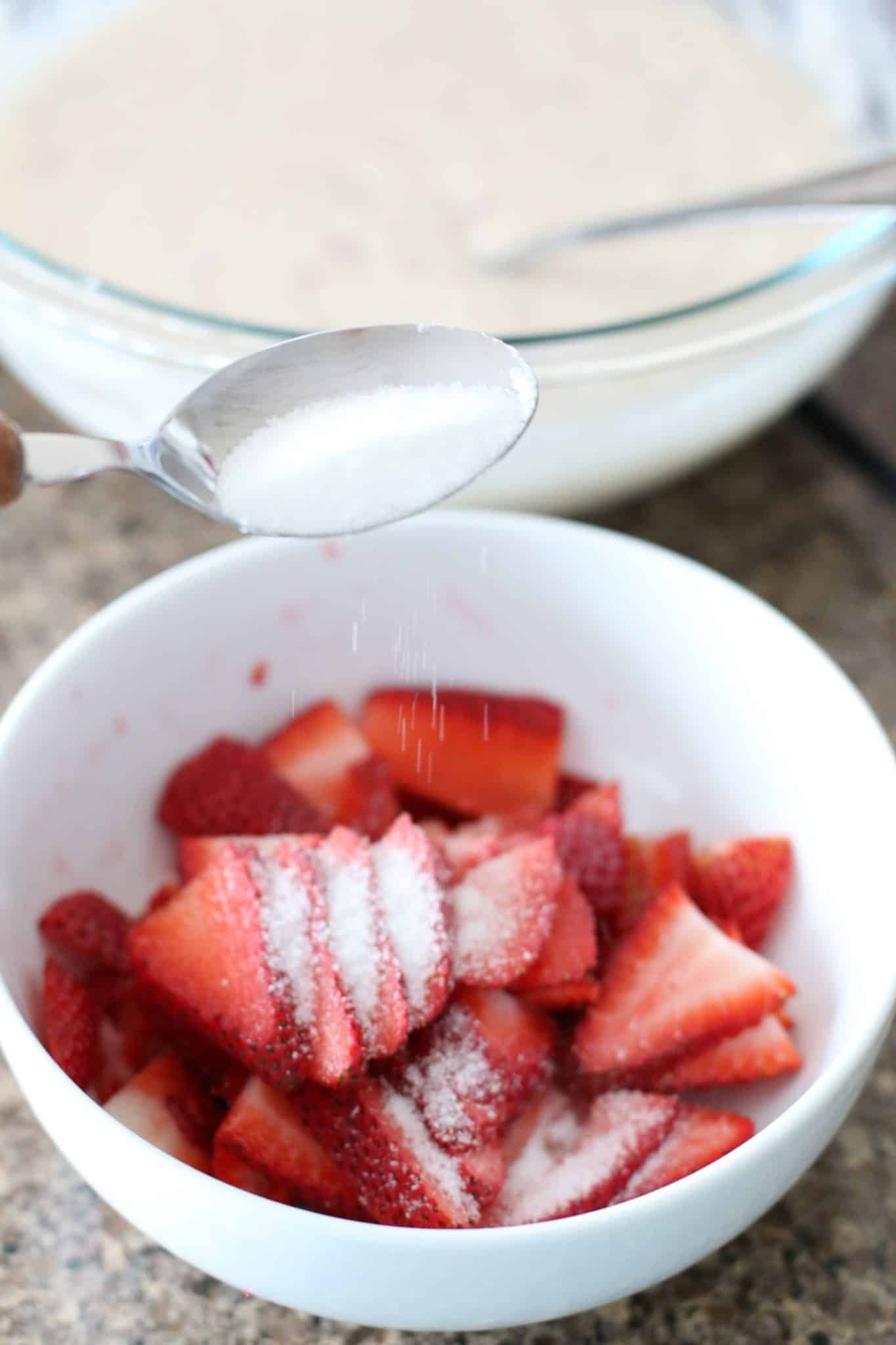 macerated strawberries