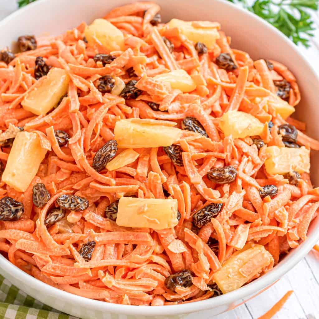 Carrot Salad recipe from The Country Cook.