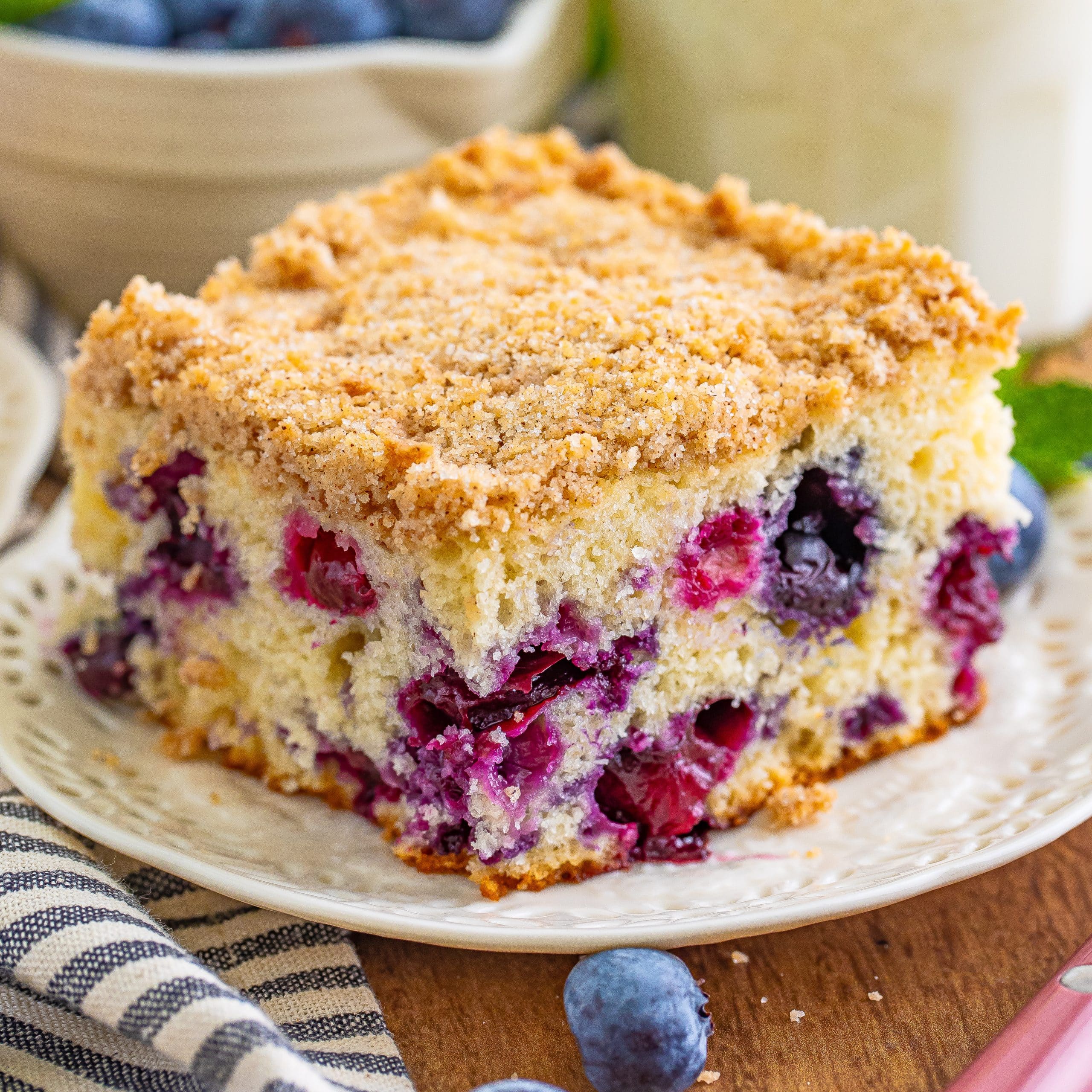 Blueberry Buckle recipe.