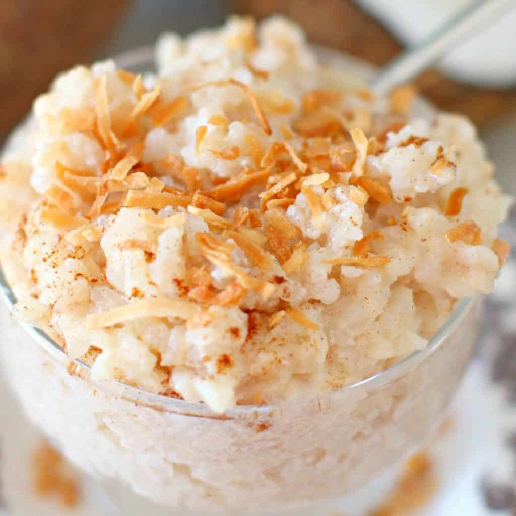 Crock Pot Coconut Rice Pudding