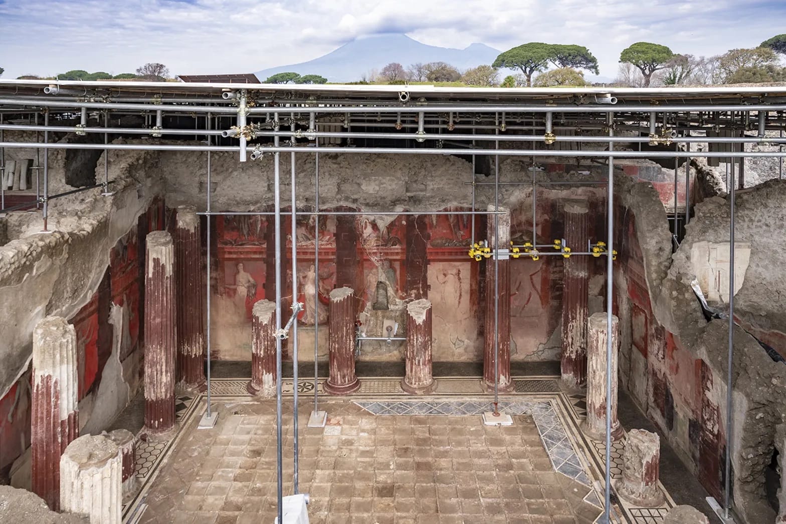 Buried for Nearly 2,000 Years, a Monumental Dionysian Fresco Sees the Light of Day in Pompeii