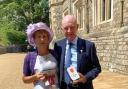 Hilary and Steve Lawther at Windsor Castle