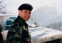 Picture of Philip Stanton in Bosnia, 1995.