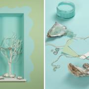 Whimsical Waves is inspired by the ocean