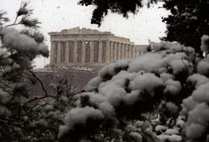 Athens May See a White Christmas this Year