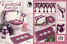 Annie's Attic Crochet Tasseled Bath Set