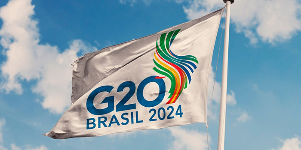 photo of G20 in Brazil 2024 flag