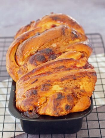 USA-Rezept für Babka mit Erdnussbutterfüllung