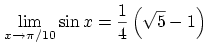 [Image of limit formula in English style]