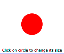 Example 18_01 - invoke an ECMAScript function from an onclick event - before first click