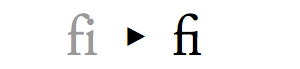 common ligature example