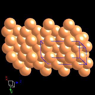 Sb crystal structure