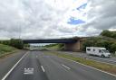 Drivers were left 'shaken' after stones hit their vehicles on the M5.