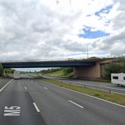 Drivers were left 'shaken' after stones hit their vehicles on the M5.