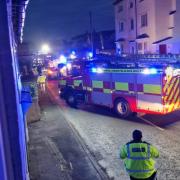 Four people injured after bus crashes into parked car in Ombersley.