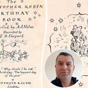 Simon Smith discovered the rare Winnie-the-Pooh manuscripts hiding in a Malvern loft.